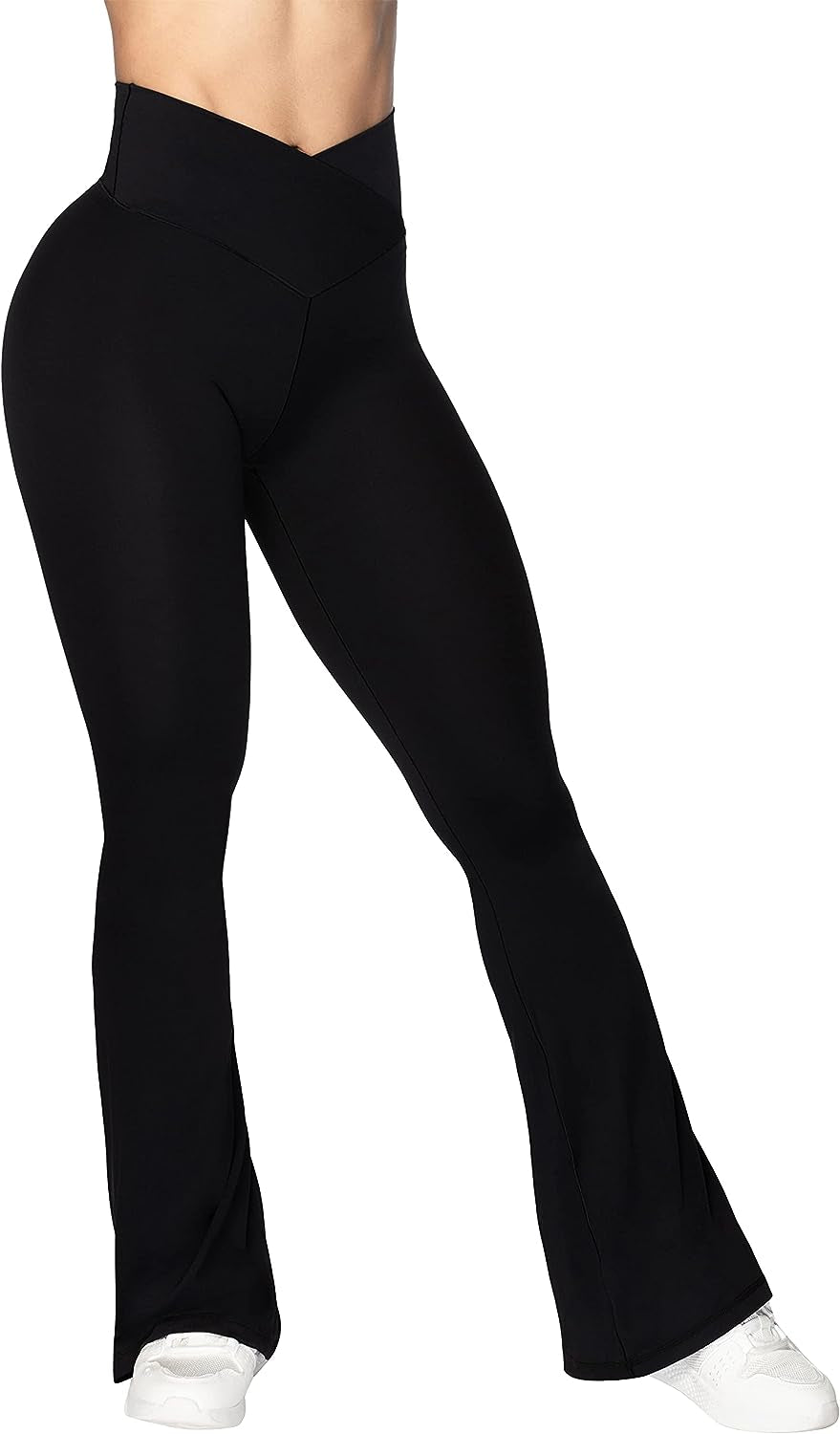 Wide Leg Yoga Pants High-Waisted  Leggings 30" Inseam