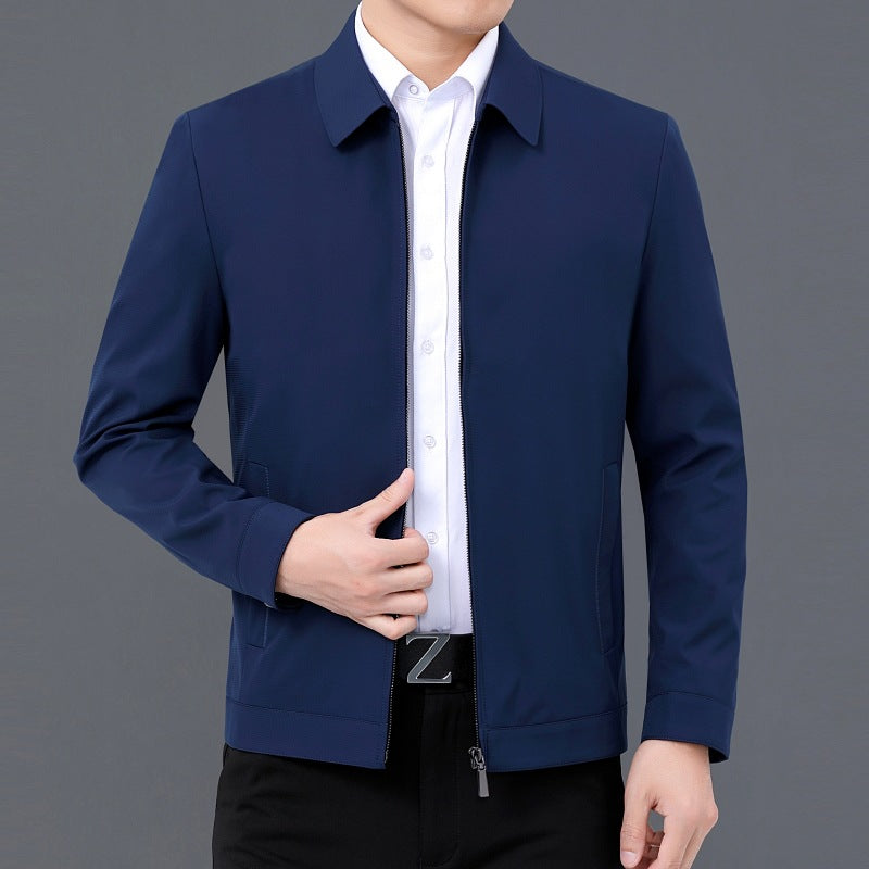 Men's Casual Business Jacket Clothing For Middle-aged Dad