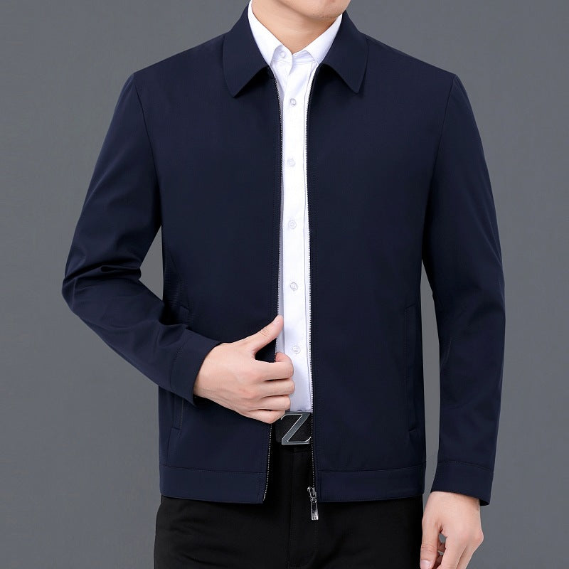 Men's Casual Business Jacket Clothing For Middle-aged Dad