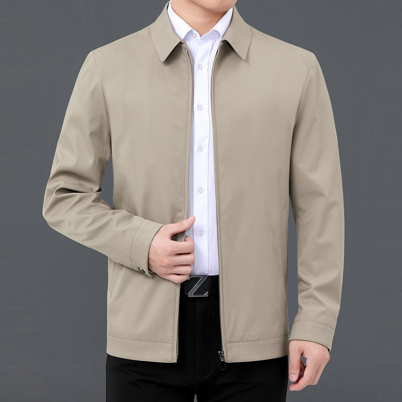 Men's Casual Business Jacket Clothing For Middle-aged Dad