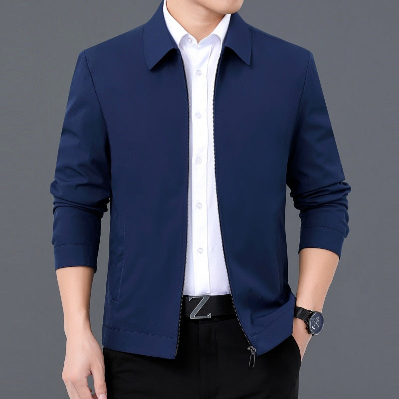 Men's Casual Business Jacket Clothing For Middle-aged Dad