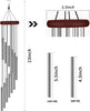 Sympathy Wind Chimes Outdoor with 12 Aluminum Alloy Tubes and Hook Memorial Wind Chimes