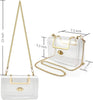 Transparent Clutch Clear Purse Crossbody Shoulder Bags for Women Girls