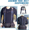 Tool Belt Suspenders Tool Pouch Suspenders for Tool Belt Includes Phone Pouch Pen Holder Tool Belt Loops