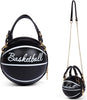 Women's Basketball Bag Basketball-Shaped Crossbody Bag Handbag