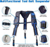 Tool Belt Suspenders Tool Pouch Suspenders for Tool Belt Includes Phone Pouch Pen Holder Tool Belt Loops