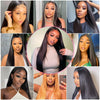 13x6 Straight Lace Front Straight Wigs Human Hair HD Transparent Lace Frontal Human Hair Wigs