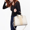 Women Handbag Wallet Tote Bag Shoulder Bag w/ 3 Compartments