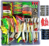 275-Piece Fishing Lure Kit for Bass, Trout, Salmon for Fishing 