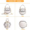 Women's Basketball Bag Basketball-Shaped Crossbody Bag Handbag