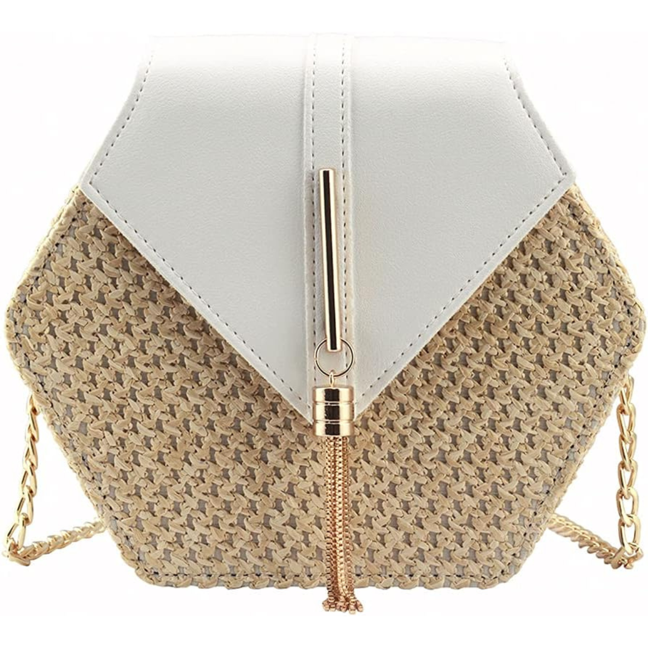 Women's Crossbody Bag Cute Straw Shoulder Bag