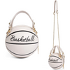 Women's Basketball Bag Basketball-Shaped Crossbody Bag Handbag