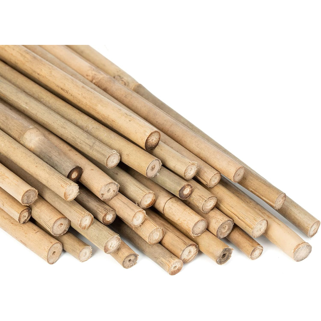 20 Pieces Natural Garden Bamboo Sticks Plant Stakes for Indoor and Outdoor Plant Support