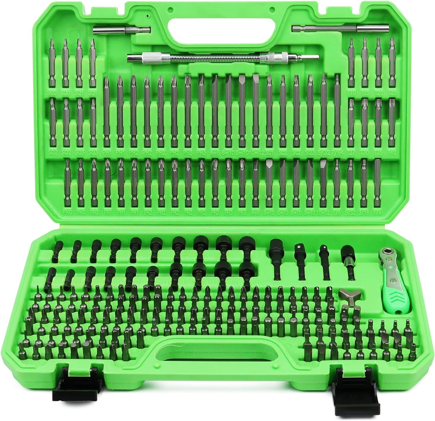 232PCS Ultimate Screwdriver Bit Set Chrome Vanadium Steel Driver Bit Set