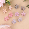 10Pcs Small Hair Claw Clips for Girls Mini Flower Hair Clips for Sweet Bangs Nonslip Side Clip Hair Accessories for Women
