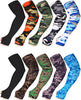 10 Pairs Unisex Arm Sleeves UV Protection Cover for Outdoors Driving Cycling