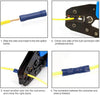 200pcs 10-22AWG Assorted Butt Splice Crimp Connectors Electrical Straight Wire Terminal Connectors