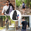 Waterproof Sling Bag Crossbody Backpack Multipurpose Cross Body Chest Bag for Men Women