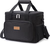 Insulated Warm and Cool Plain Lunch Bag Multi-compartment with Adjustable Strap