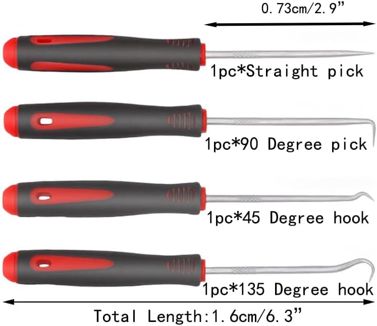 4 Piece Oil Seal Screwdriver Pull Out and Remove Automobile Home Repair Tools