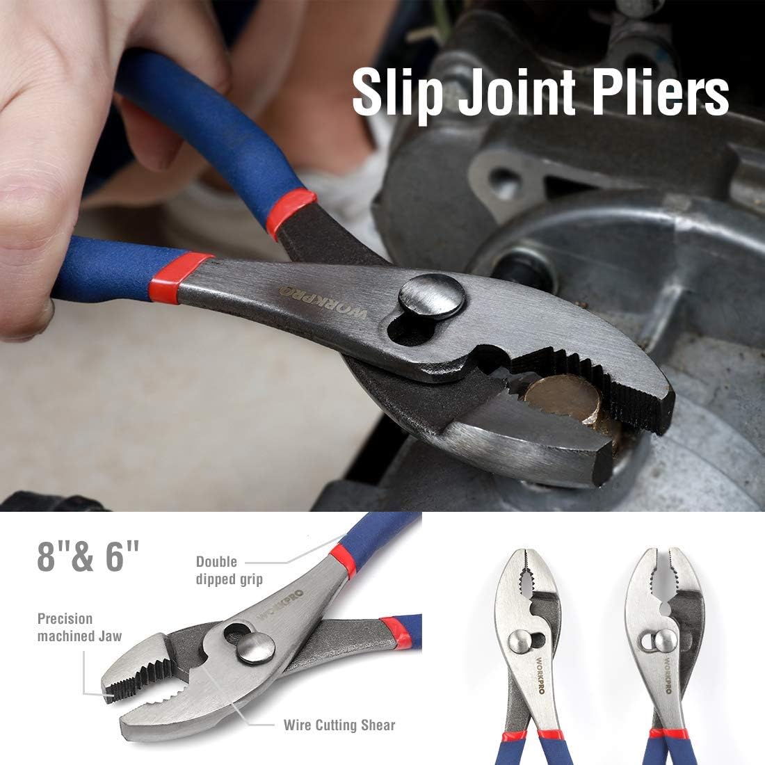 7-pcs Pliers Set with Groove Joint for DIY & Home Use