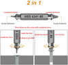 Damaged Screw Extractor Set - Remover for Stripped Screws Nuts & Bolts