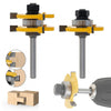 2 Pieces Tongue and Groove Router Bits - 1/4