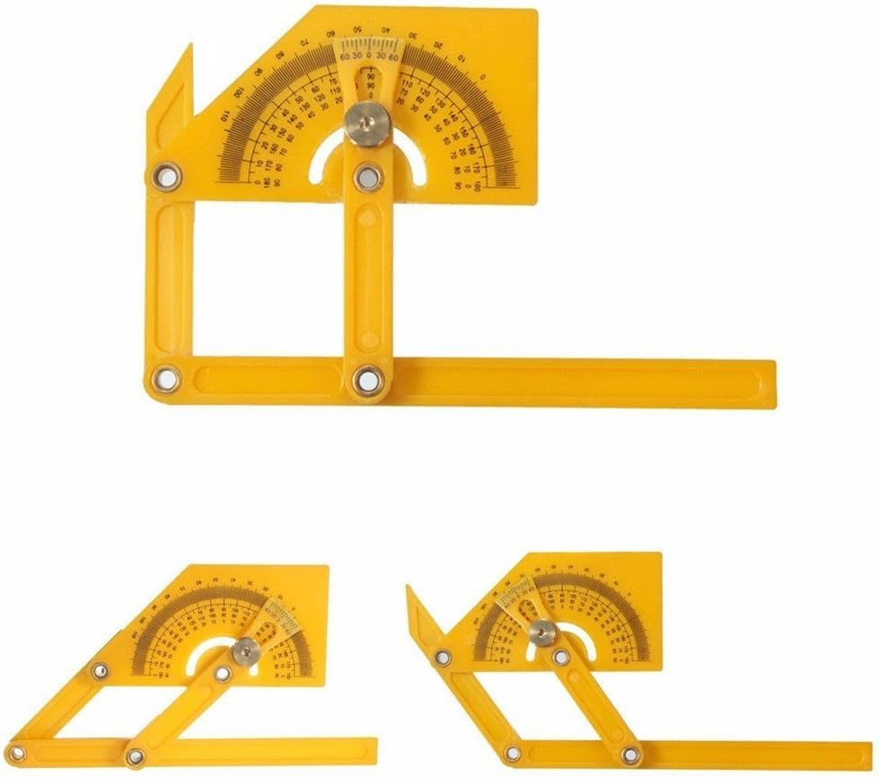 Plastic Protractor Angle Finder Measure Arm Ruler Gauge Tool