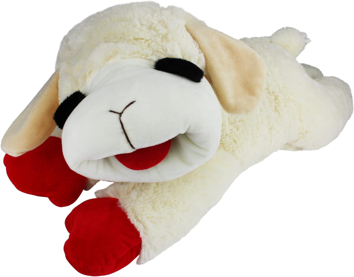 10 Inches Extra Soft Squeaking Lamb Chew Plush Toy for Dogs