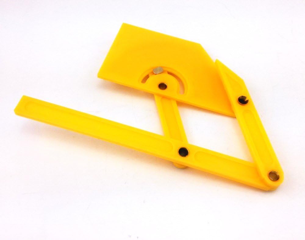 Plastic Protractor Angle Finder Measure Arm Ruler Gauge Tool