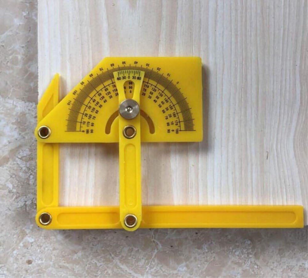 Plastic Protractor Angle Finder Measure Arm Ruler Gauge Tool