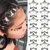 12 Pieces Star Hair Clips Snap Hair Barrette Non Slip Hair Accessories