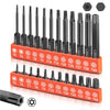 24 Piece Sturdy Magnetic Torx Head Screwdriver Bit Set