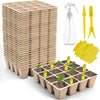 10 Pack Seed Starter Kit for Planting Seed with 100 Plant Labels 100 Cells