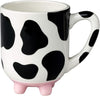 Ceramic Udderly Cow Mug with Non-Skid Silicone Feet