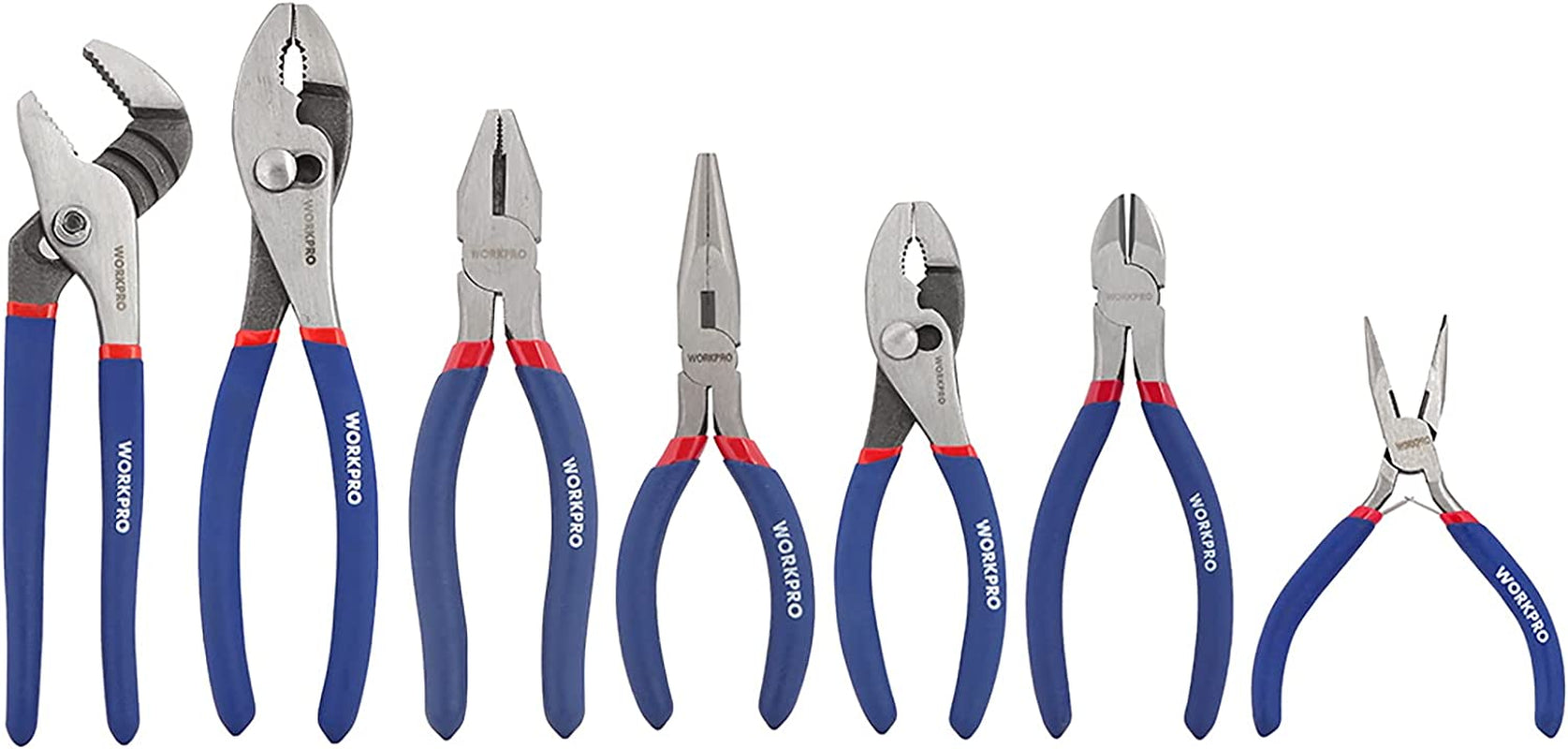 7-pcs Pliers Set with Groove Joint for DIY & Home Use