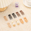 10 Pieces Double Grip Hair Clips Metal Snap Hair Accessories