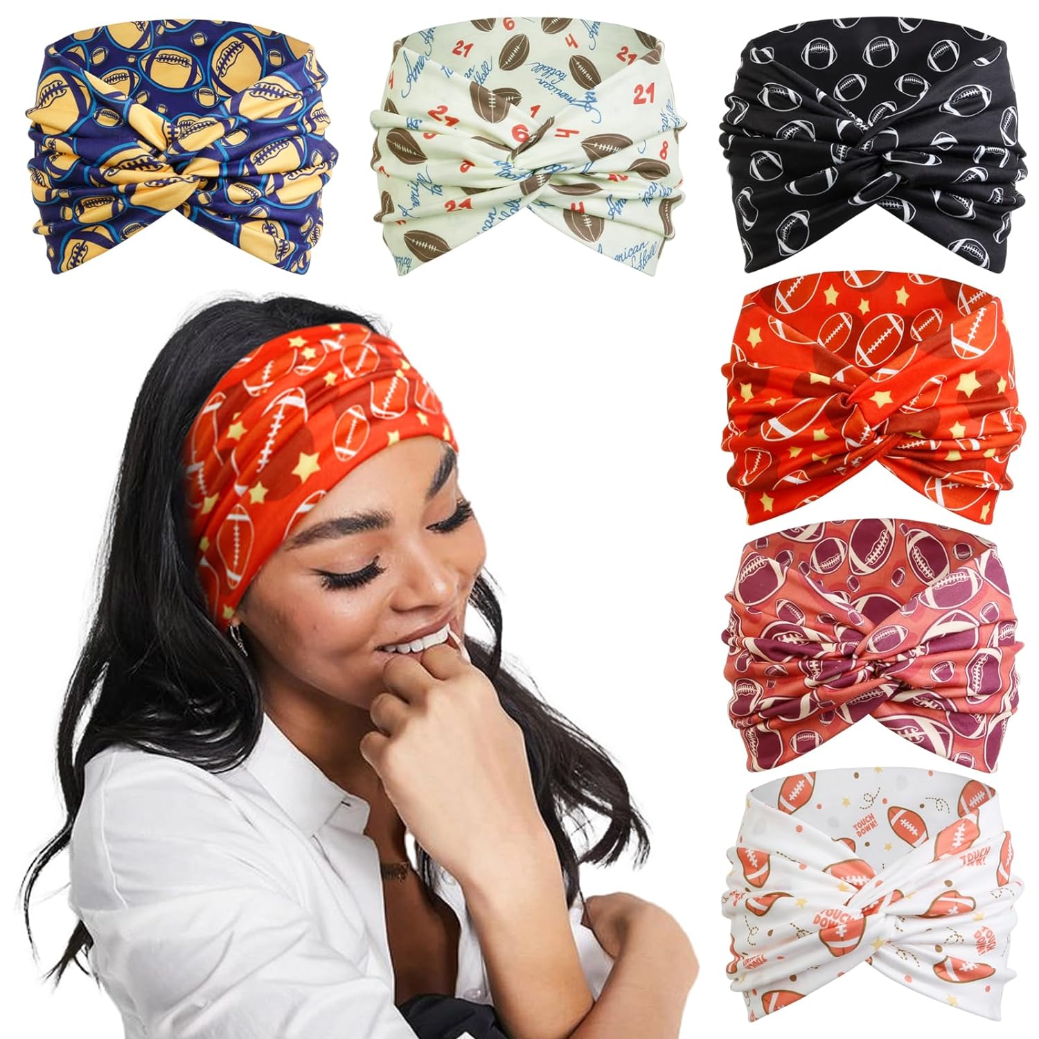 7 Inches Extra Large Turban Headband Twisted Knot Hair Accessories