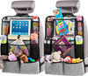  Backseat Car Organizer with Touch Screen Tablet Holder