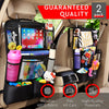  Backseat Car Organizer with Touch Screen Tablet Holder