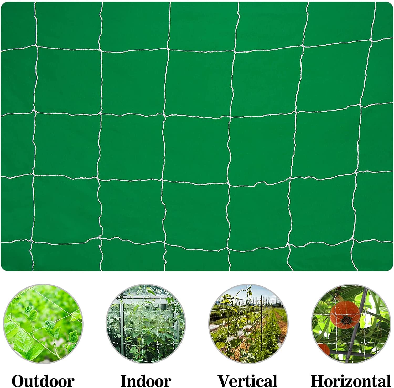 2 Pieces Garden Plant Trellis Netting 5 x 15 ft for Climbing Plants