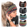 Boho Headbands Stretch Wide Hair Bands Knoted Turban Hair Accessories