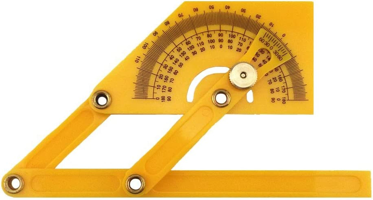 Plastic Protractor Angle Finder Measure Arm Ruler Gauge Tool