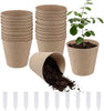 50 Pieces Thickened Peat Pots 3.15