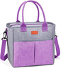 Insulated Warm and Cool Lunch Bag with Adjustable Crossbody Strap